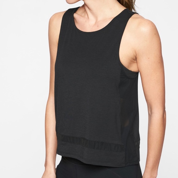 NEW Athleta Womens Essence Mesh Trim Tank NWT
